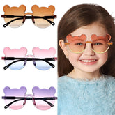 Kids Sunglasses Stylish and Compact Kids Eyewear for Summer (Brown)